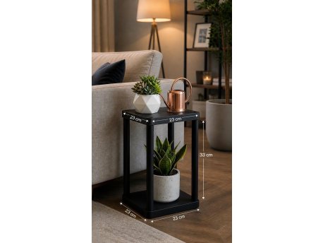 HANAH HOME Višenamenska polica Sakura 2 Black