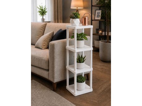 HANAH HOME Višenamenska polica Sakura 4 White