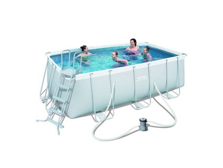 BESTWAY Power Steel 412x201x122cm porodični bazen sa čeličnim ramom 56456