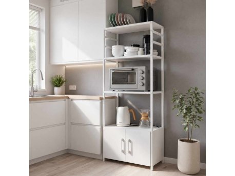 HANAH HOME Višenamenska polica Modu White