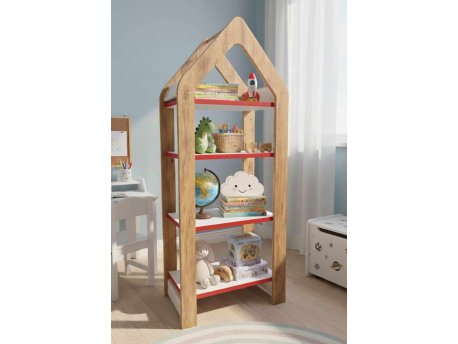 HANAH HOME Višenamenska polica Artmtkslhf4 Red