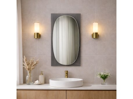 HANAH HOME Ogledalo Transparenza 39 x 72 Fume