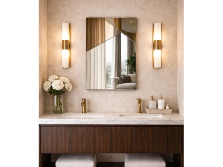 HANAH HOME Ogledalo Vertex Bronze v2