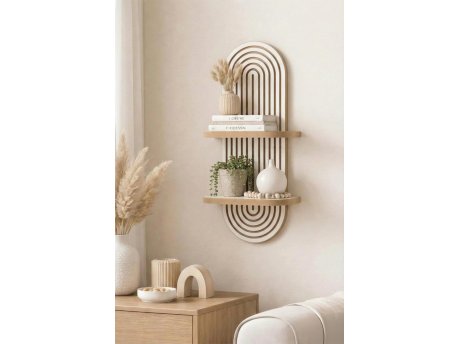 HANAH HOME Zidna polica Artmtkwll2D Whıte