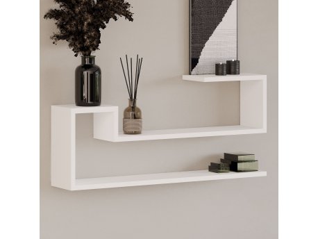 HANAH HOME Zidna polica Ravi White