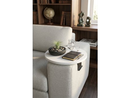 HANAH HOME Pomoćni stočić Artmtksofa1 Whıte