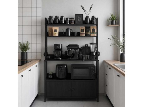 HANAH HOME Kuhinjski ormarić Sento Black
