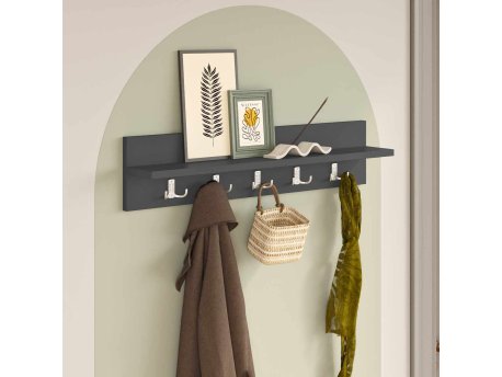 HANAH HOME Čiviluk Leon Anthracite