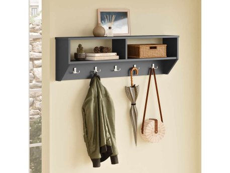 HANAH HOME Čiviluk Vigo Anthracite