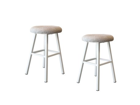 HANAH HOME Set 2 stolice Tivo Cream White