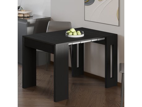 HANAH HOME Konzolni sto Nivo Black Wood