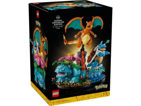 LEGO 72153 Venusaur, Čarizard i Blastojz