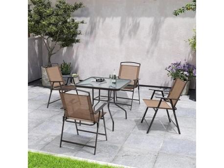 Lemon Planet Baštenski set sto i sklopive stolice za 4 osobe 24-SA0123K