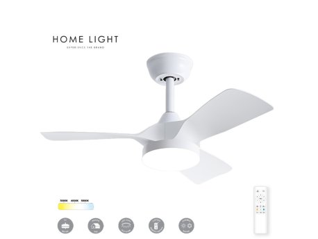 HOME LIGHT FD220 Bryce Plafonski ventilator beli