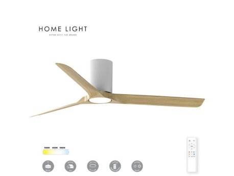 HOME LIGHT FC102 Aspen Plafonski ventilator bela/drvo