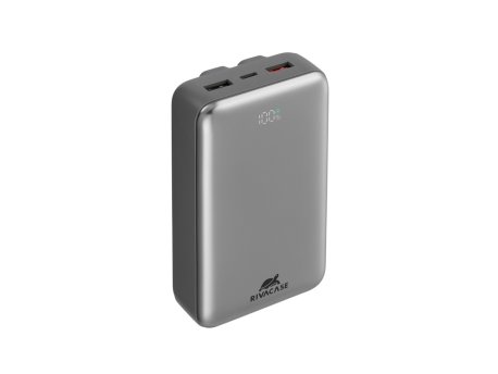 RIVACASE Powerbank 20000mAh 30W VA2612 C+L int. cab black