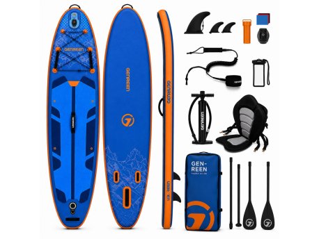 GENREN SUP daska na naduvavanje XXL plava 335x86x15cm