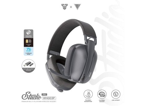 FANTECH Bluetooth slušalice WHG03 PRO Studio Pro sive