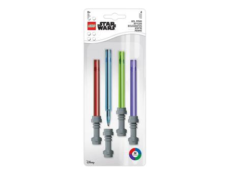 LEGO LEGO Star Wars gel olovka u obliku svetlosne sablje, 4 kom