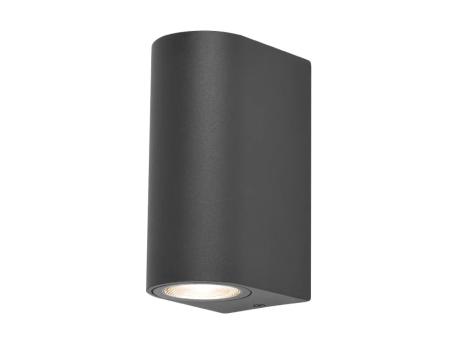 BRAYTRON Siva zidna lampa 2xGU10 BG32-00222