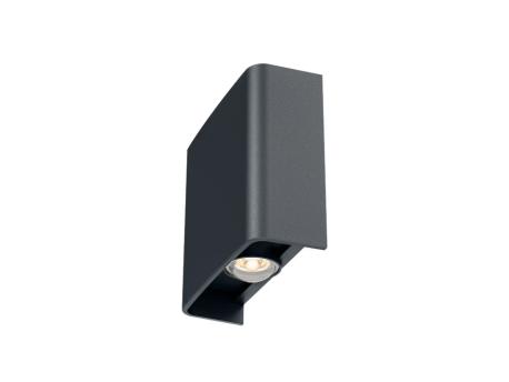 BRAYTRON CRna zidna CCT LED lampa 2x1W BG38-03182