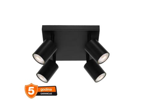OSRAM Crna spot lampa 4xGU10 4099854587580E