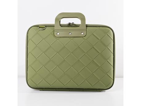 FASHION Intrecciato Torba za laptop 15'' zelena