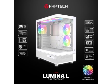 FANTECH Kućište Gaming CG86 Lumina L belo