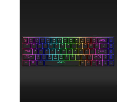 AQIRYS Tastatura Wireless Mechanical Keyboard Mira Black 2.0 103-0076