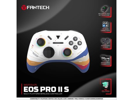 FANTECH Joypad wireless WGP15V2S EOS PRO II S Start Two multiplatform RGB beli