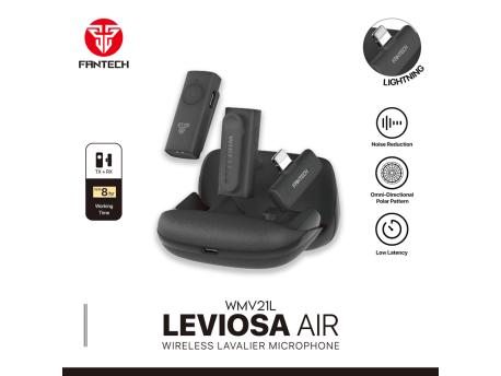 FANTECH Mikrofon Wireless Lavalier Leviosa Air WMV21L (Dual Mic) Lightning