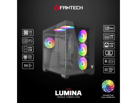 FANTECH Kućište Gaming CG85 Lumina crno