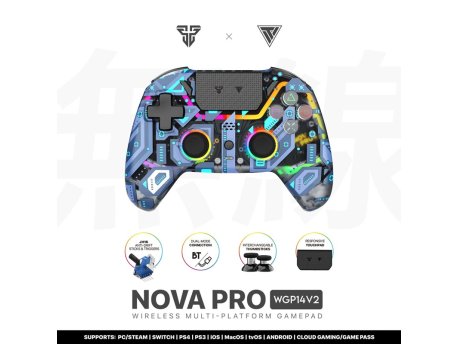 FANTECH Joypad wireless WGP14V2 NOVA PRO multiplatform plavi