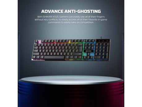 FANTECH Tastatura Gaming K515S Shikari S crna