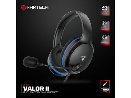 FANTECH Slušalice Gaming MH89 Valor II crne