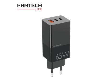 FANTECH Kućni punjač CWG301 2xPD + QC 65W crni