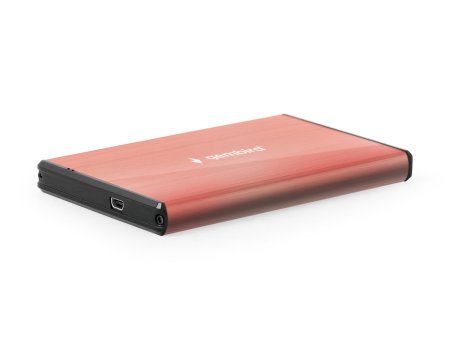 GEMBIRD Eksterno kućište za 2.5 inča SATA HDD/SSD diskove, aluminijumsko, pink (EE2-U3S-3-P)