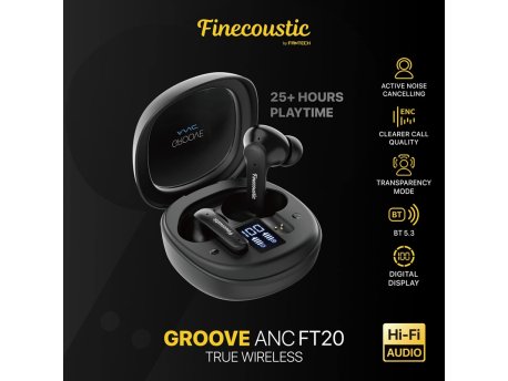 FANTECH Bluetooth slušalice FT20 Groove ANC crne