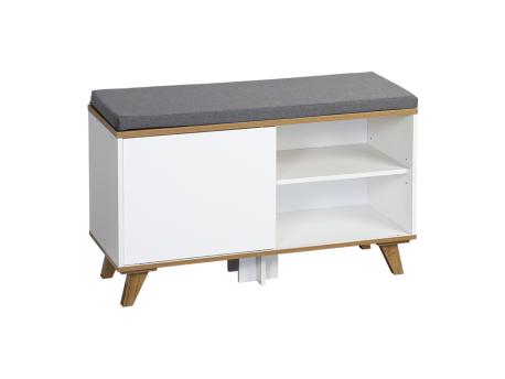 KESPER KSP15942 Cipelarnik sa jastukom za sedenje beli