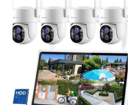 Bolzz Set 4 smart kamere hd 4k + monitor snimač