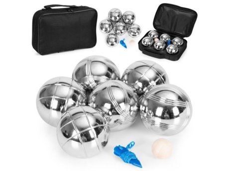 Bolzz Set za igru boćanja – Petanque, 6 kugli + kofer i dodaci