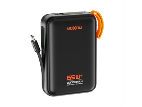 MOXOM MX-PB188 65W Super Fast 20000mAh Type C Power Bank