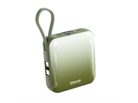 MOXOM MX-PB155 fast 10000mAh SCP 22.5W QC18W+ PD20W Power Bank zeleni