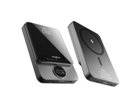 MOXOM MX-PB110 LED PD20W 5000mAh MagSafe Power Bank crni