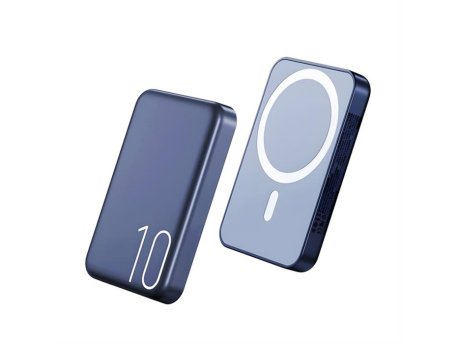 REMAX Usion RPP-65 PD20W + wireless 15W 10000mAh MagSafe Power Bank plavi