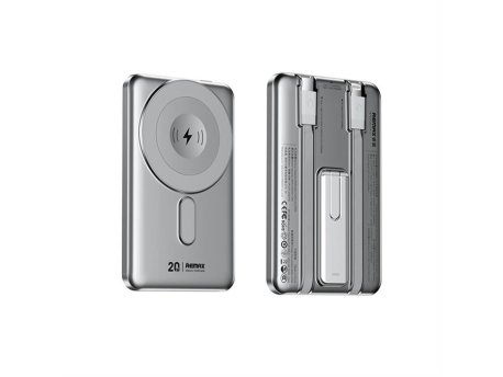 REMAX CX-1 15W 5000mAh MagSafe Power Bank srebrni
