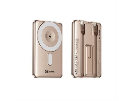 REMAX CX-1 15W 5000mAh MagSafe Power Bank zlatni