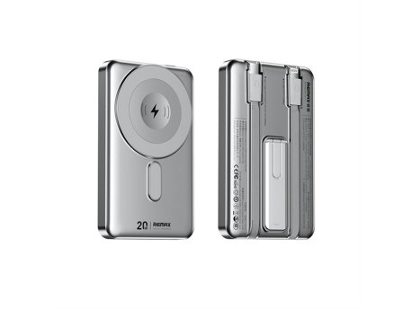 REMAX CX-2 15W 10000mAh MagSafe Power Bank srebrni