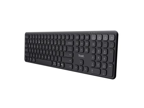 TRUST Tastatura VAIYA MULTIDEVICE/US/crna