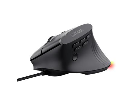 TRUST Miš GXT145 REXXA Ergonomic žicni/gaming/crna 26024